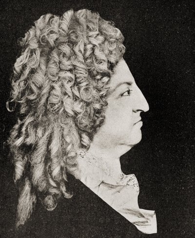Luis XIV (1638-1715) Rey de Francia en 1706 de Antoine Benoist or Benoit du Cercle
